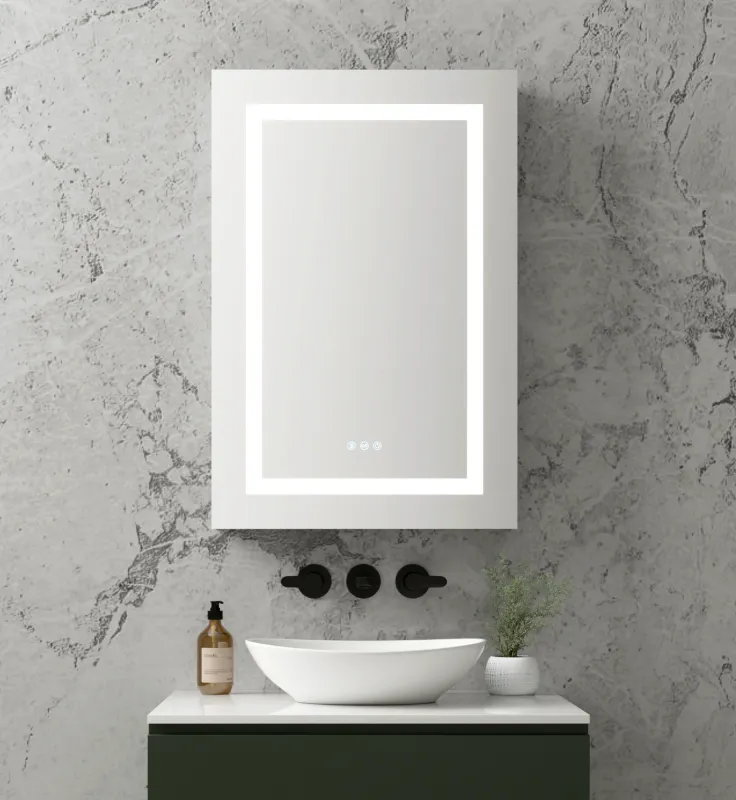 BrumaGlow – Lighted Medicine Cabinet with Mirror | 24" x 36"