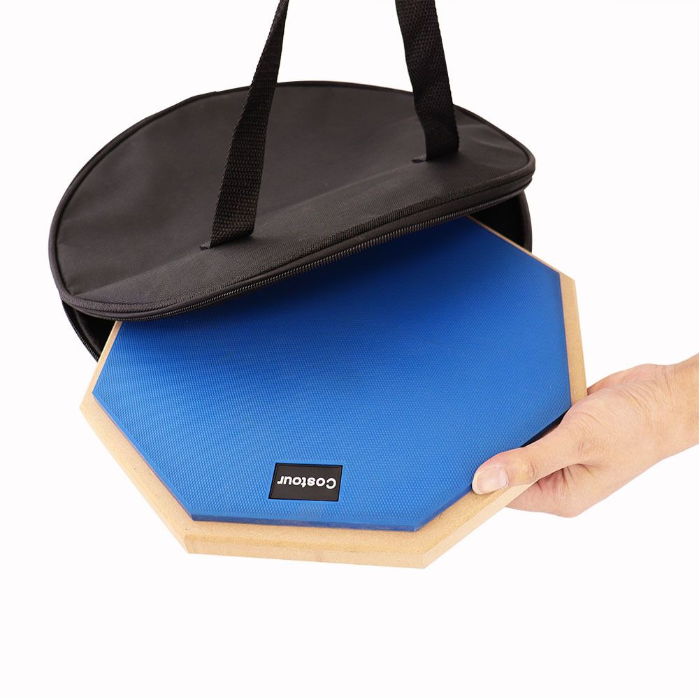 12-Inch Drum Pad Bundle – Versatile Practice Tool with Ultimate Rebound for Speed Training!