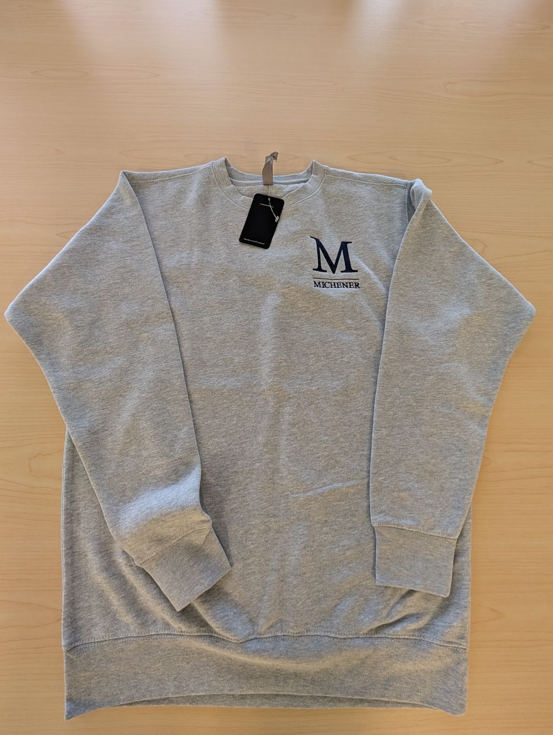 crewneck sweatshirt - soft grey