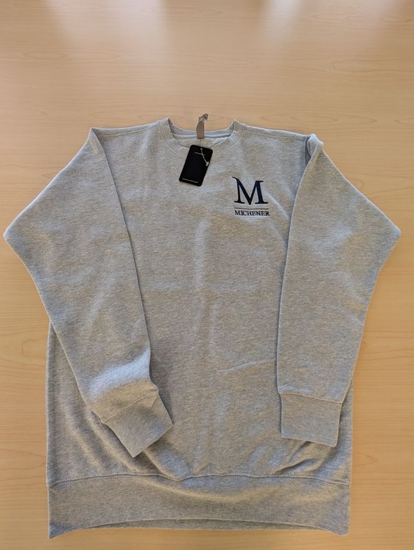 crewneck sweatshirt - soft grey