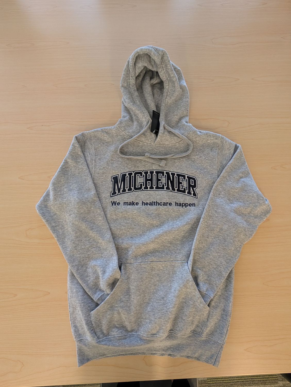 hoodie - soft grey