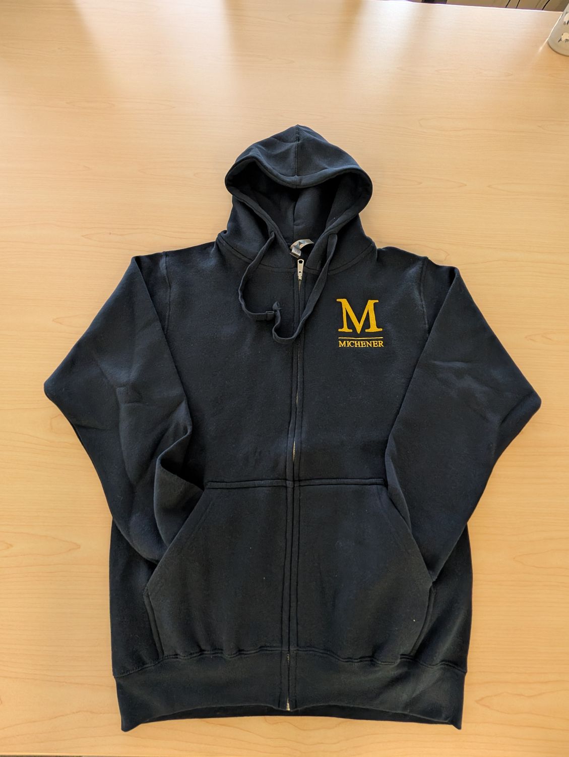 full zip hoodie - navy