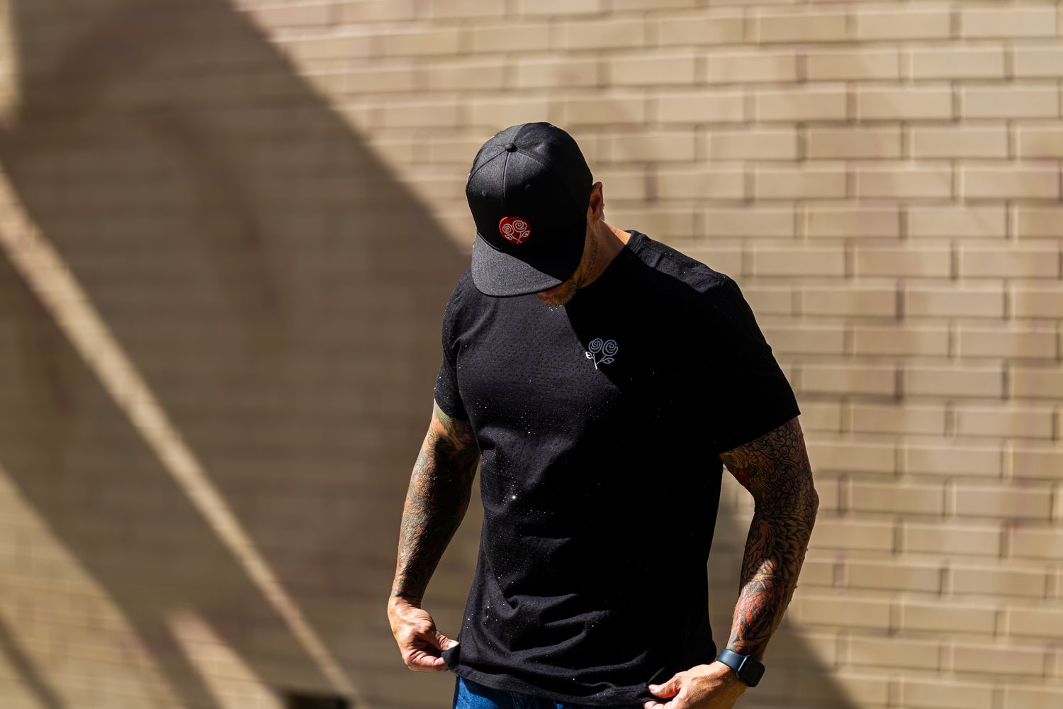 Black Rhinestone T-Shirt