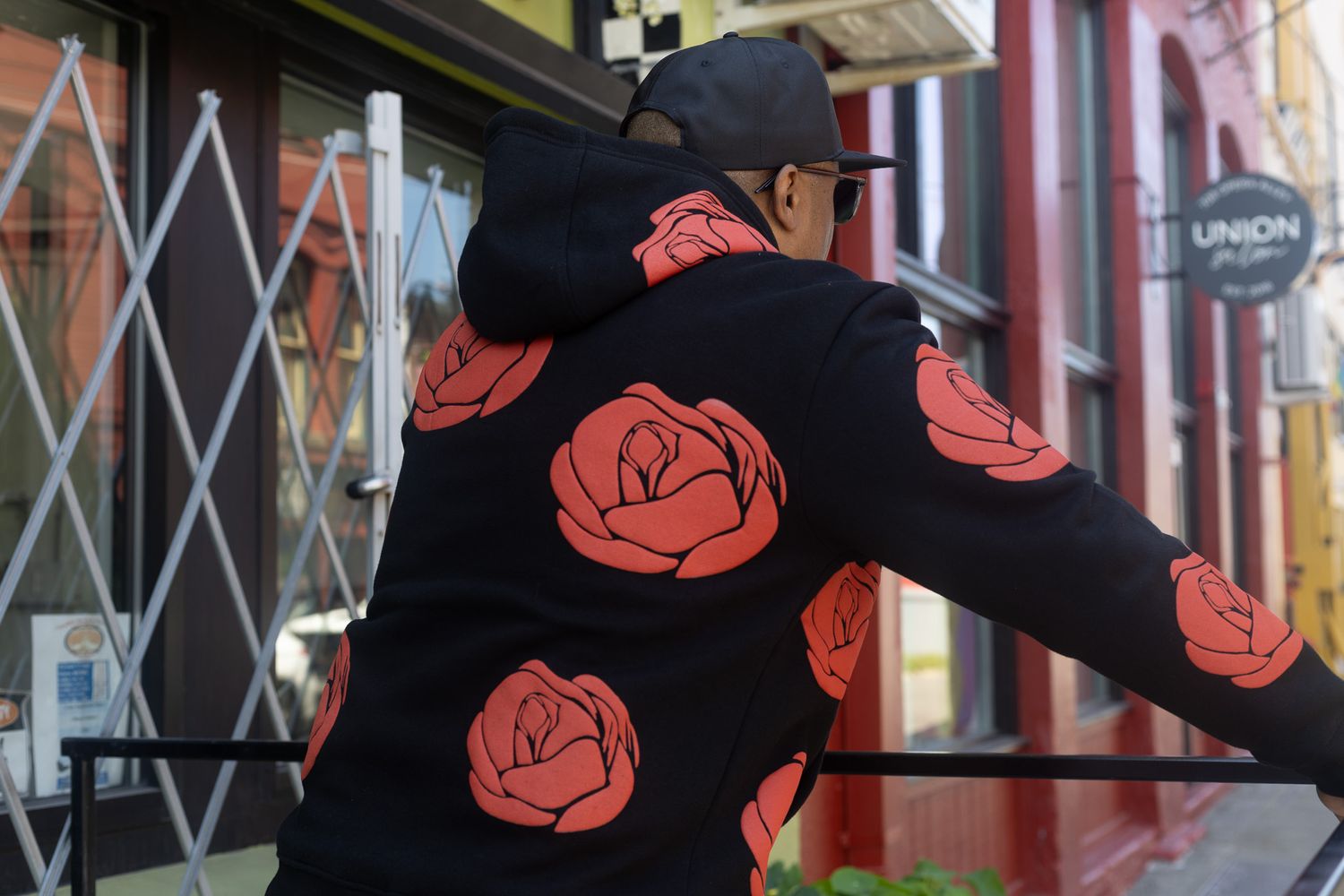 Roses Puff Hoodie
