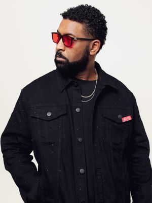 Roses Midnight Black Denim Jacket