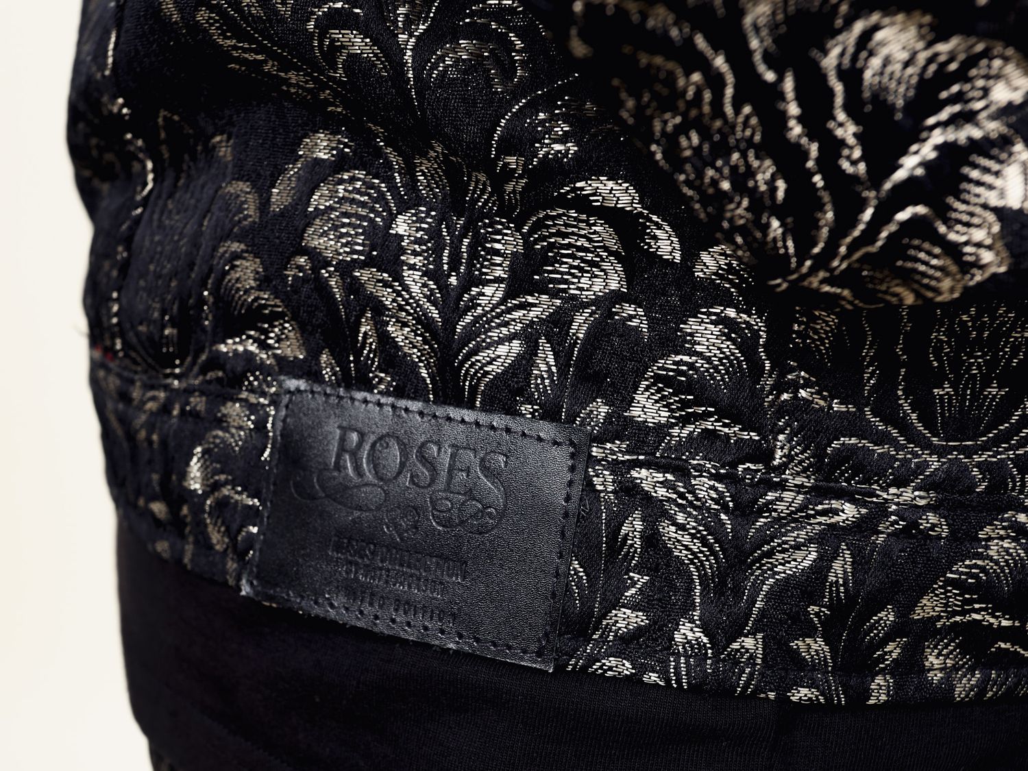 Roses Black &amp; Gold Pattern Jacket