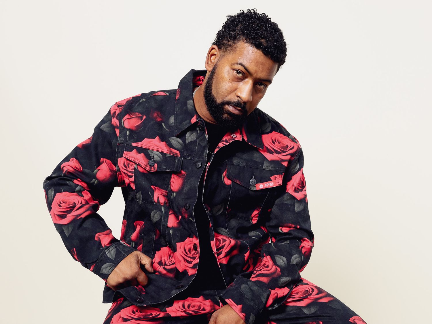 The Roses Valentines Denim Jacket Set