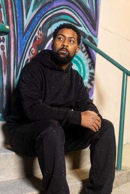 Black Out Rhinestone Hoodie