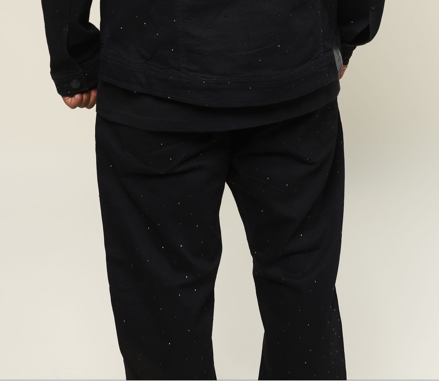 Roses Midnight Black Denim Pants