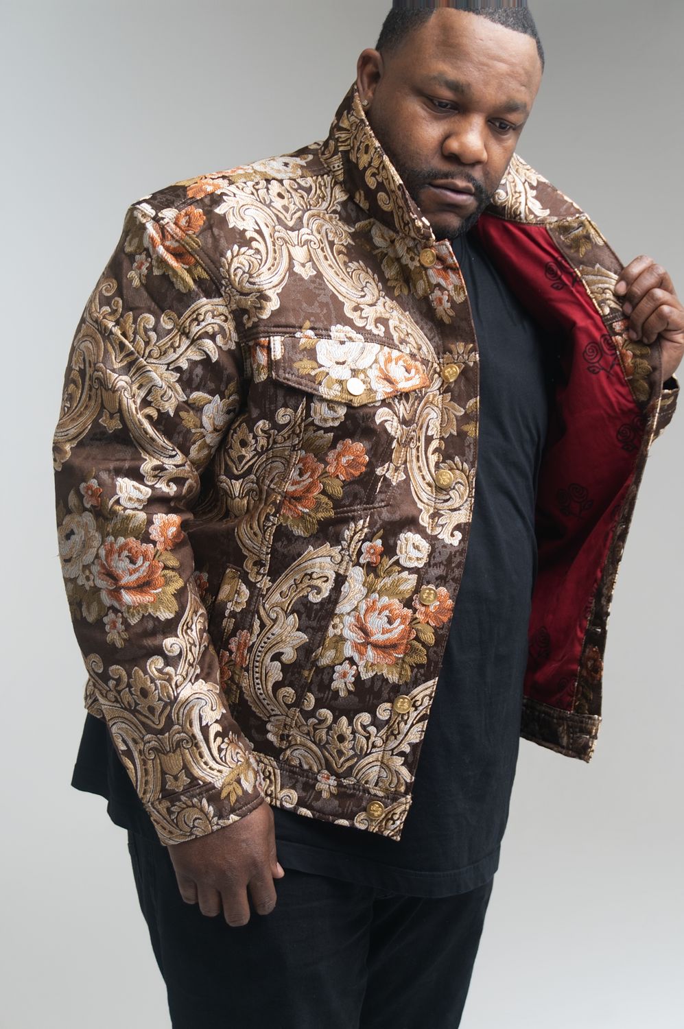 Roses Gold and Cinnamon Jacket