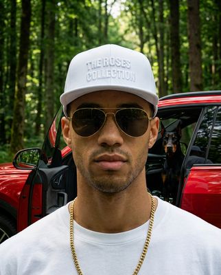 Roses White Out Signature Snapback Hat