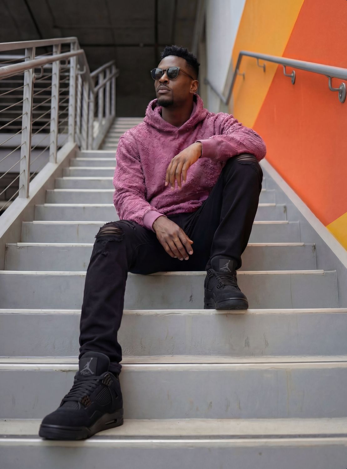 Roses Berry Bandage Hoodie