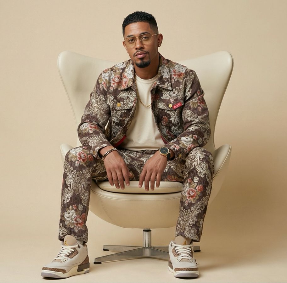 Roses Gold and Cinnamon Pants