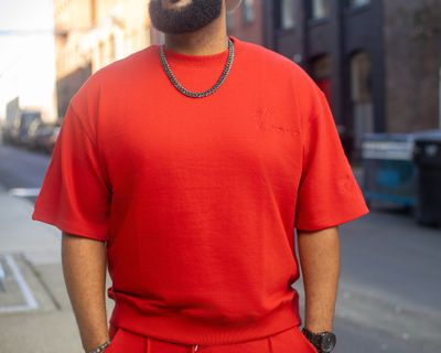 Roses Red Short Sleeve Sweatshirt