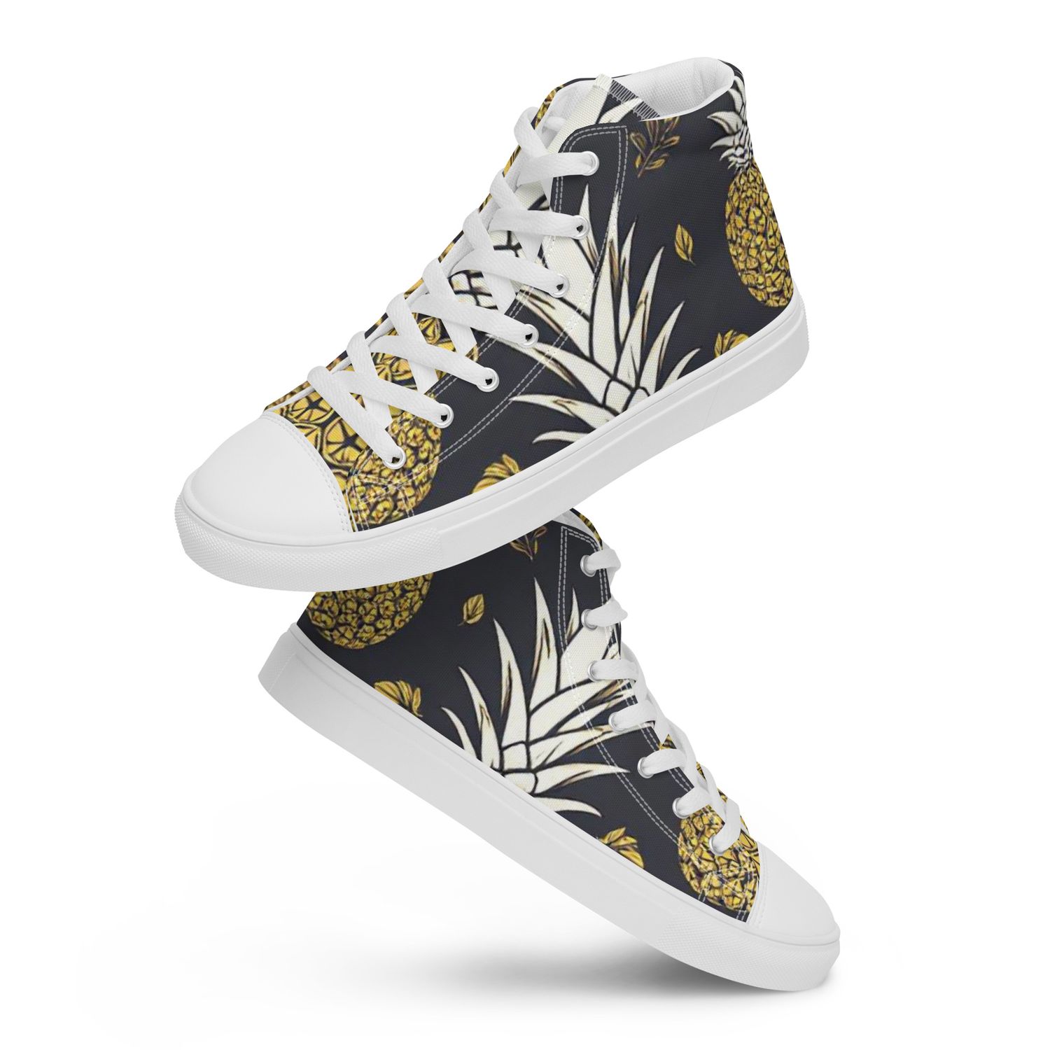 Baskets hautes en toile homme