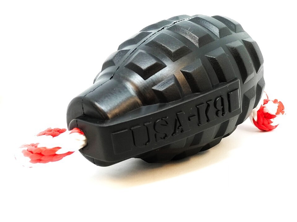 USA- K-9 Magnum Grenade Chew Toy