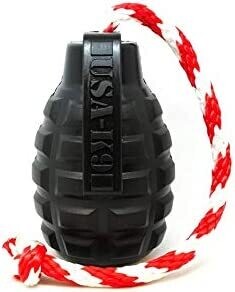 USA K-9 Grenade Shaped Chew Dog Toy