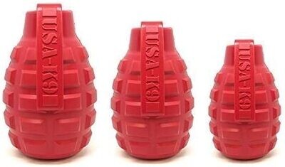 USA K-9 Grenade Treat Dispenser Dog Toy (XL) USA K-9 Grenade Treat Dispenser Dog Toy (XL)