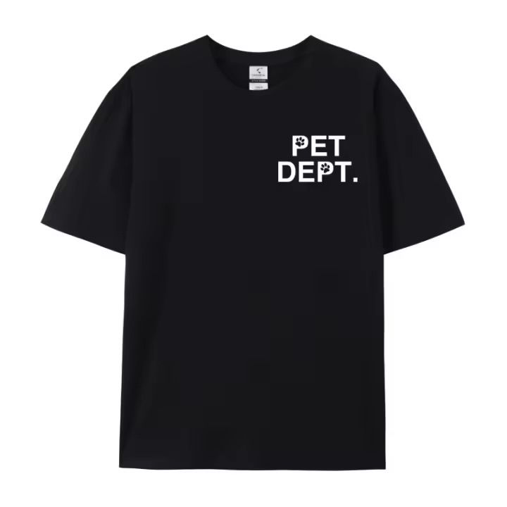Pet Dept. Oversized Heavy Cotton T-Shirt (Black)