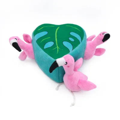 Flamingo Monstera Leaf Burrow