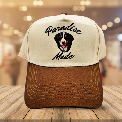 Paradise Made Bernese Mountain Dog  Hat
