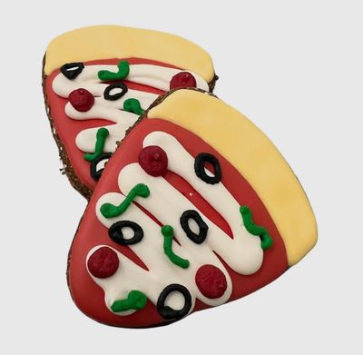 Gourmet Pizza Dog Cookie