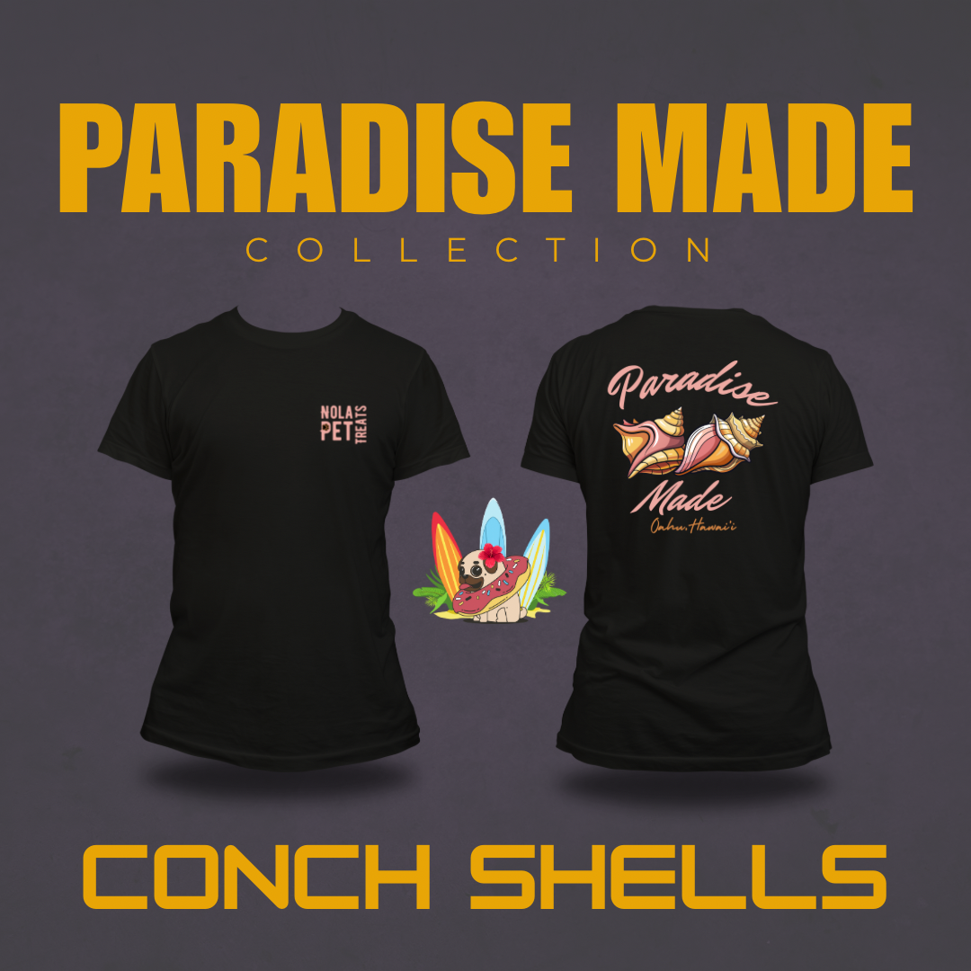 Conch Shell Paradise Made Graphic Tee