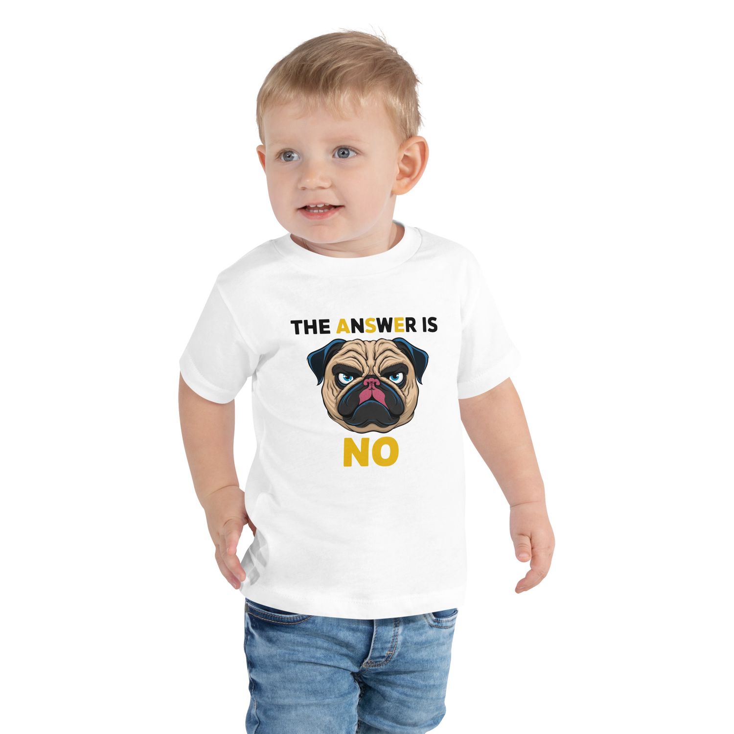 Pug Toddler Short Sleeve Tee