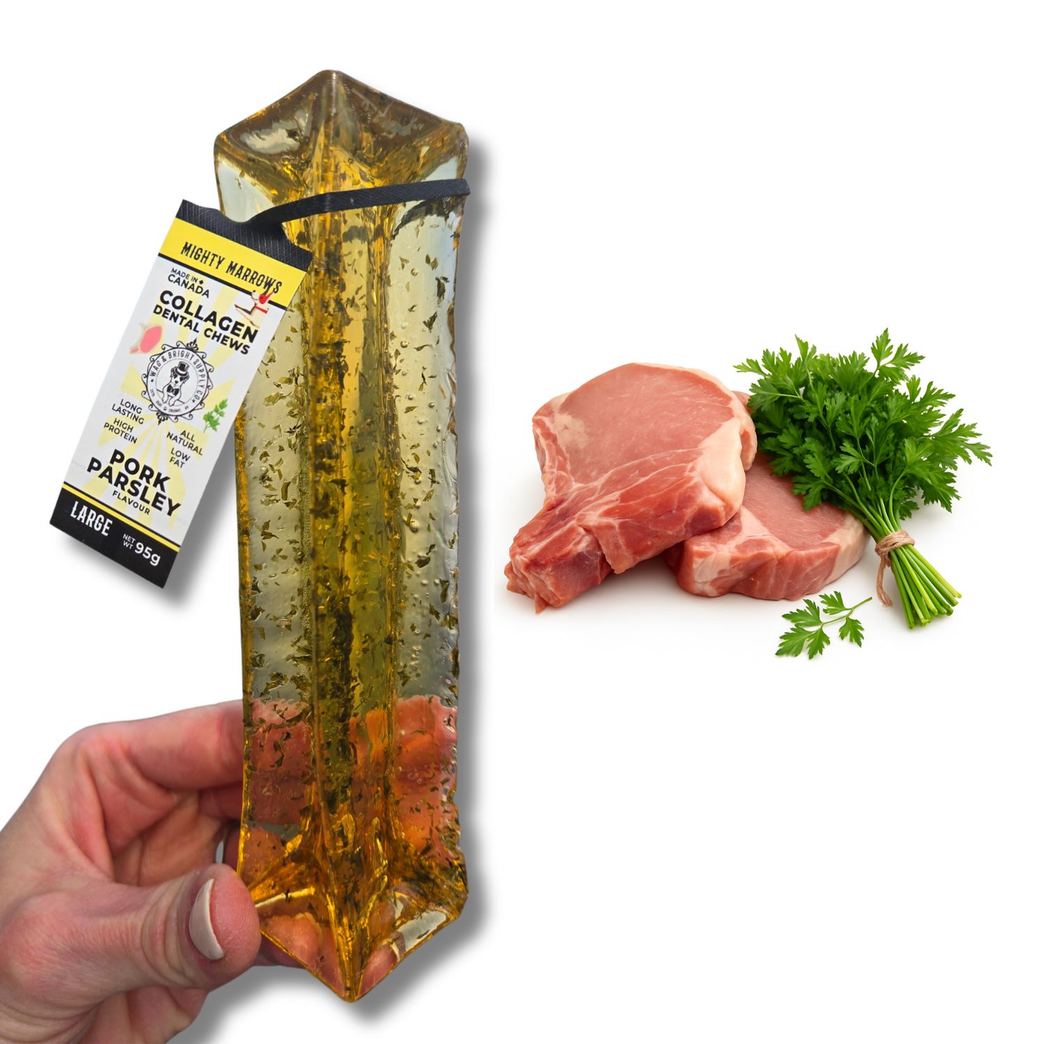 Dental Collagen Sticks (Pork and Parsley) Dental Collagen Sticks (Pork and Parsley)