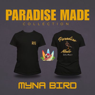 Myna Bird Paradise Made Graphic Tee Myna Bird Paradise Made Graphic Tee