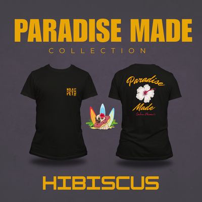 Hibiscus Paradise Made Graphic Tee