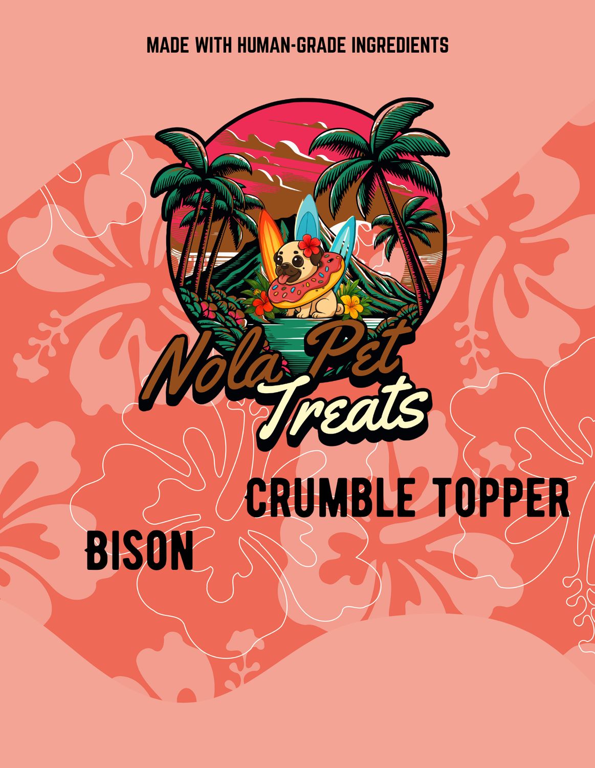 Bison Power Blend Crumble Topper – Grass Fed Bison Organ Blend for Dogs & Cats Bison Power Blend Crumble Topper – Grass Fed Bison Organ Blend for Dogs & Cats