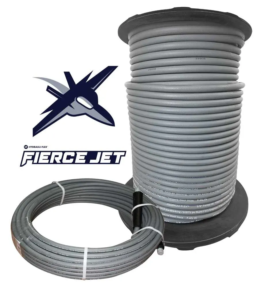 Fierce Jet Wash Hose PWS106-GY-50 &amp; Hoses