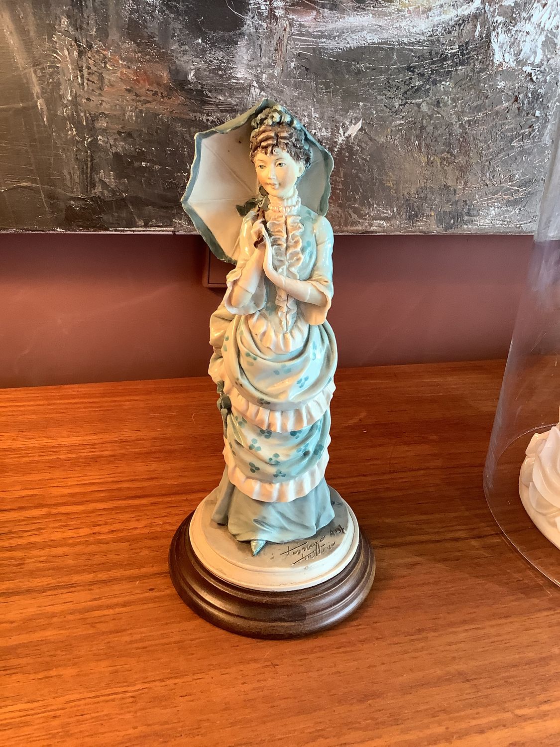 Italian small figure of a woman- made in Italy