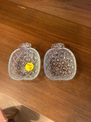 Glazen schaaltjes ananas