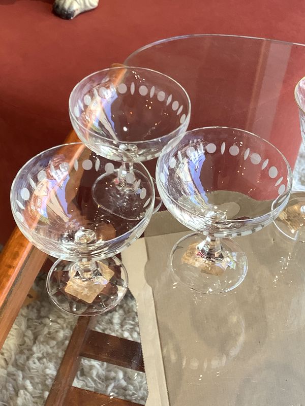 Champagne glazen Set/3