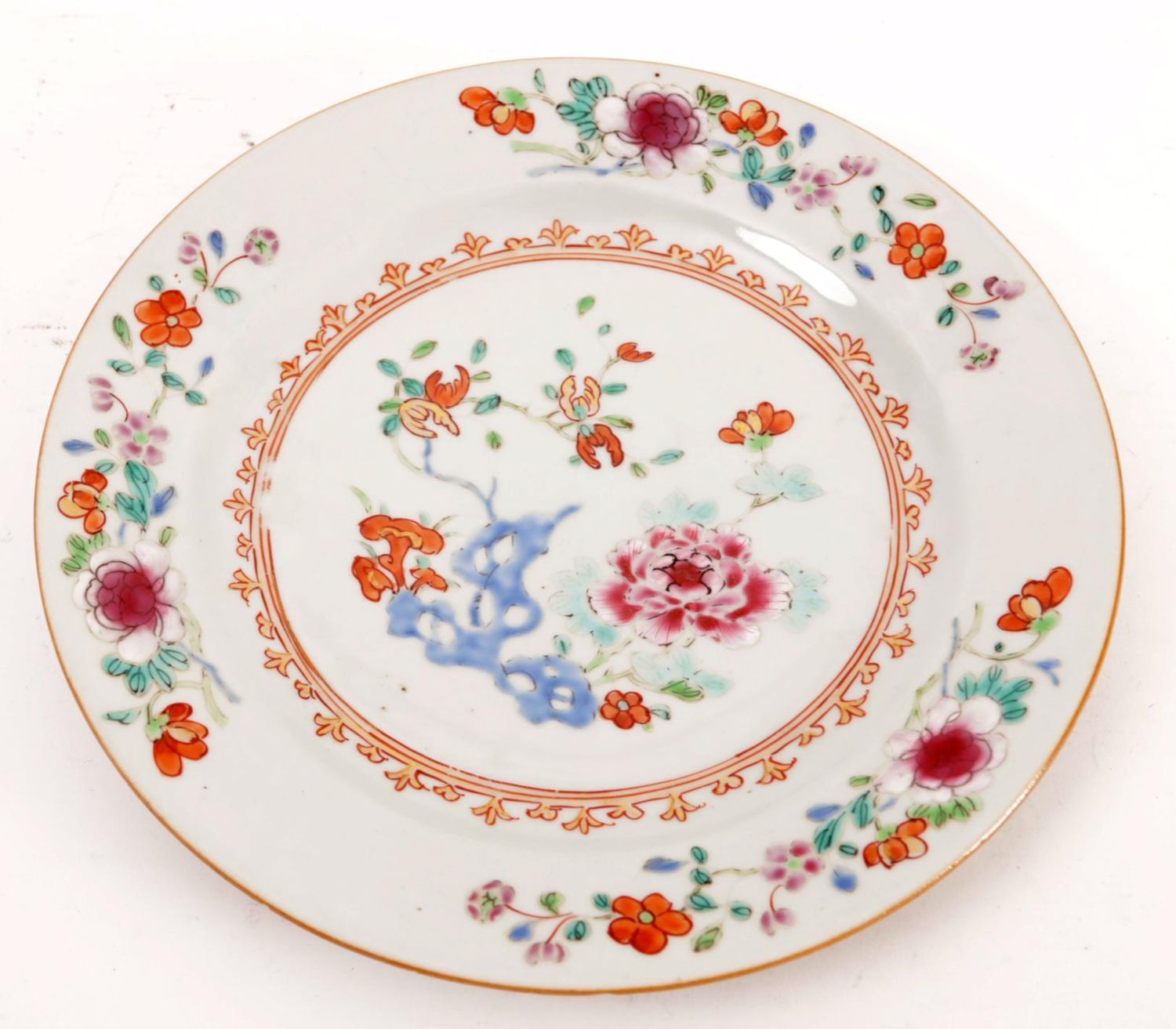 Chinees porseleinen Famille Rose bord