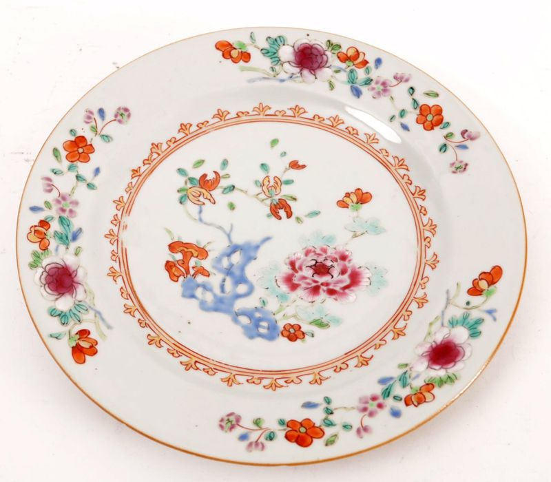 Chinees porseleinen Famille Rose bord