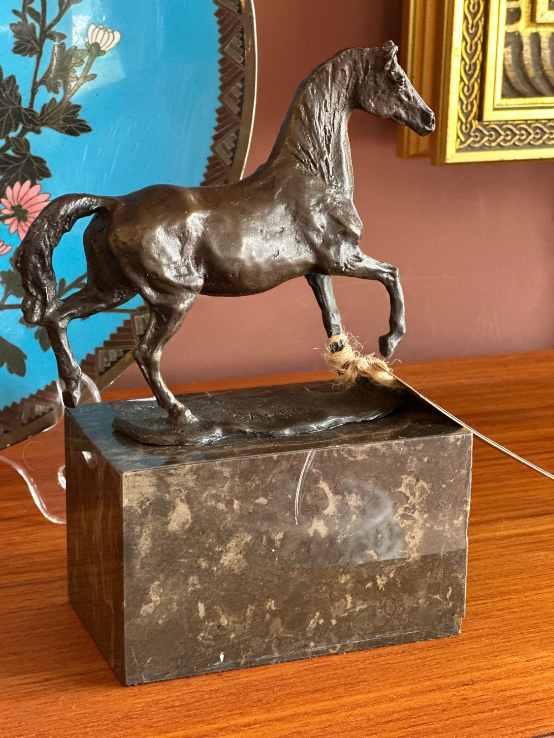 Bronzen paard
