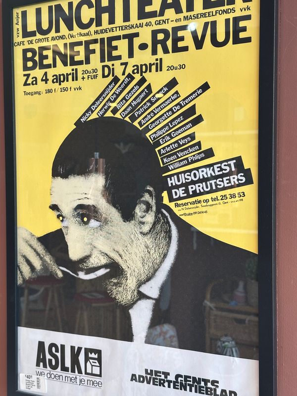 Vintage theaterposter – De Prutsers