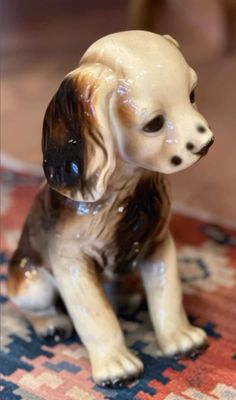 Vintage hondje keramiek