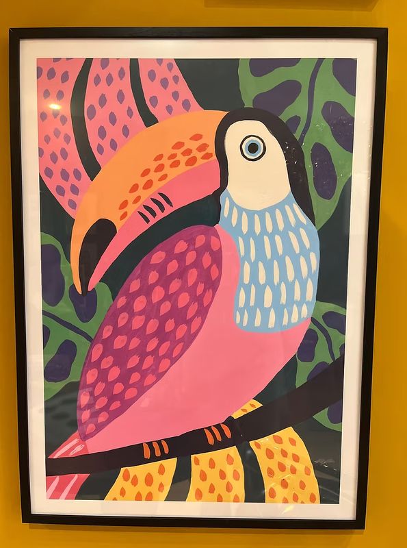 Toekan (ingelijste poster)