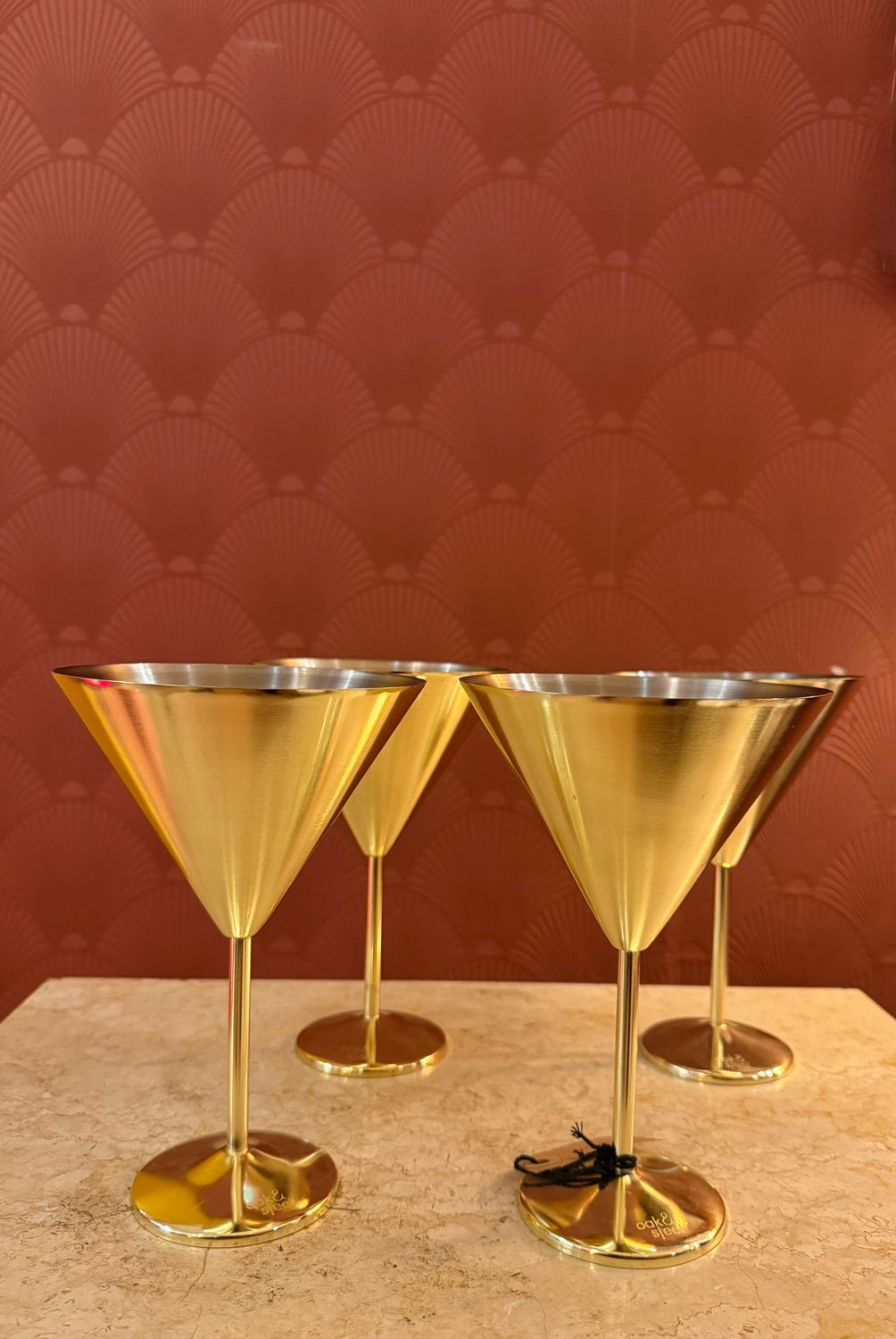 Martini glazen Oak&amp;Steel