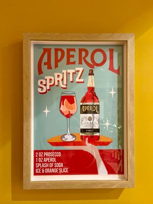 Aperol Spritz affiche in lijst