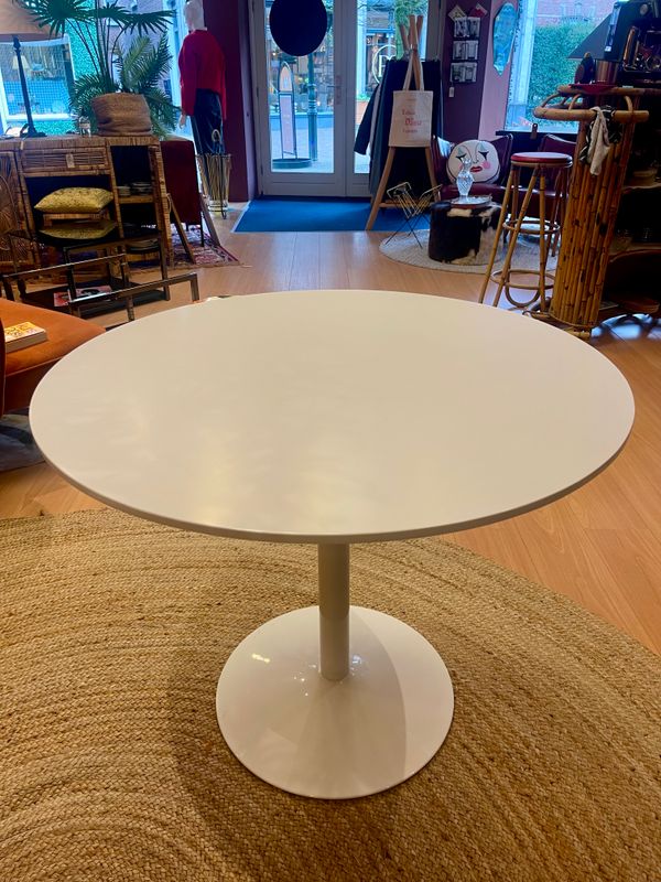 Eetafel Tulip diameter 90cm wit