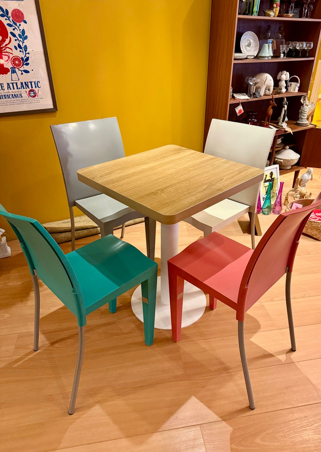 Tafel 1 poot vierkant