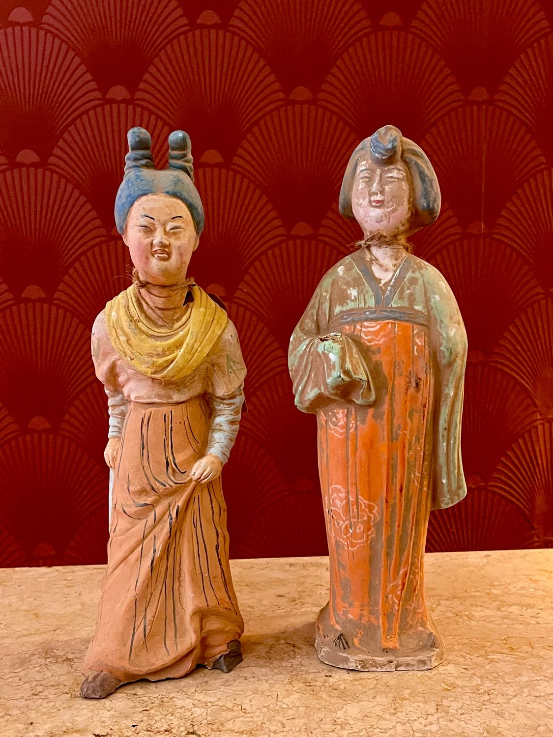 Chinese terracotta grafbeeldjes – Tang-dynastie (618–906 na Chr.)