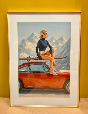 ​Vintage wall art​ "Apres ski"