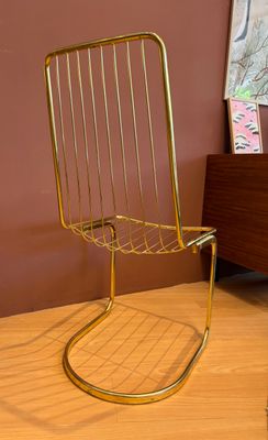 Eetkamer stoelen Rinaldi Messing Stijl Set 4
