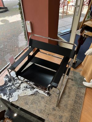 After Marcel Breuer, Wassily B3 tubular steel chair​​